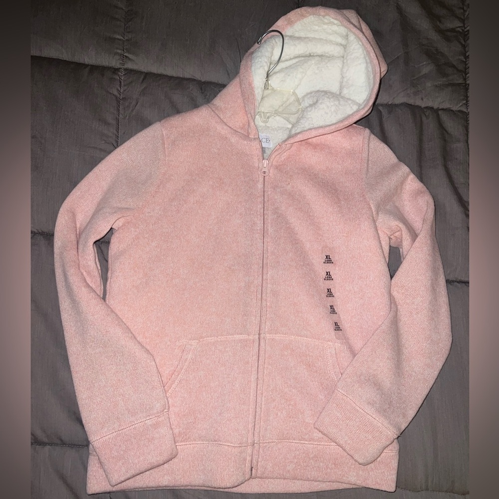 Girl’s Pink Hooded Jacket